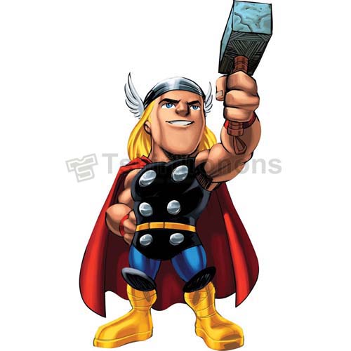 Thor T-shirts Iron On Transfers N4679 - Click Image to Close